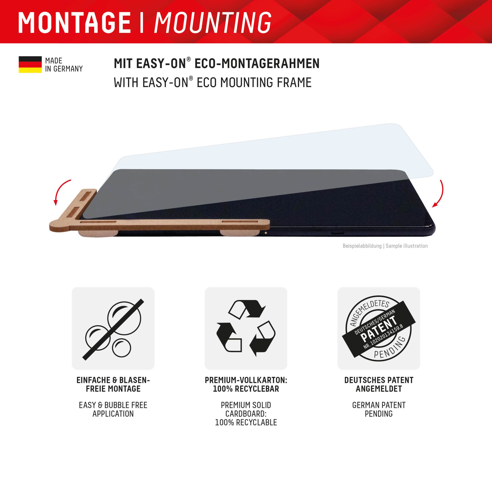 DISPLEX Panzerglas Samsung Galaxy Tab S10+ DISPLEX Panzerglas Samsung Galaxy Tab S10+ – Bild 3
