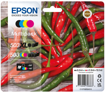 Epson Tintenpatronen Multipack 503XL (4 Farben) Epson Tintenpatronen Multipack 503XL (4 Farben)