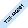Brother Schriftband TZe-MQ531 pastell blau / schwarz 12mm x 4m Etiketten DK-22251 rot/schwarz mit einer Länge von 15,24m und einer Breite von 62 mm.