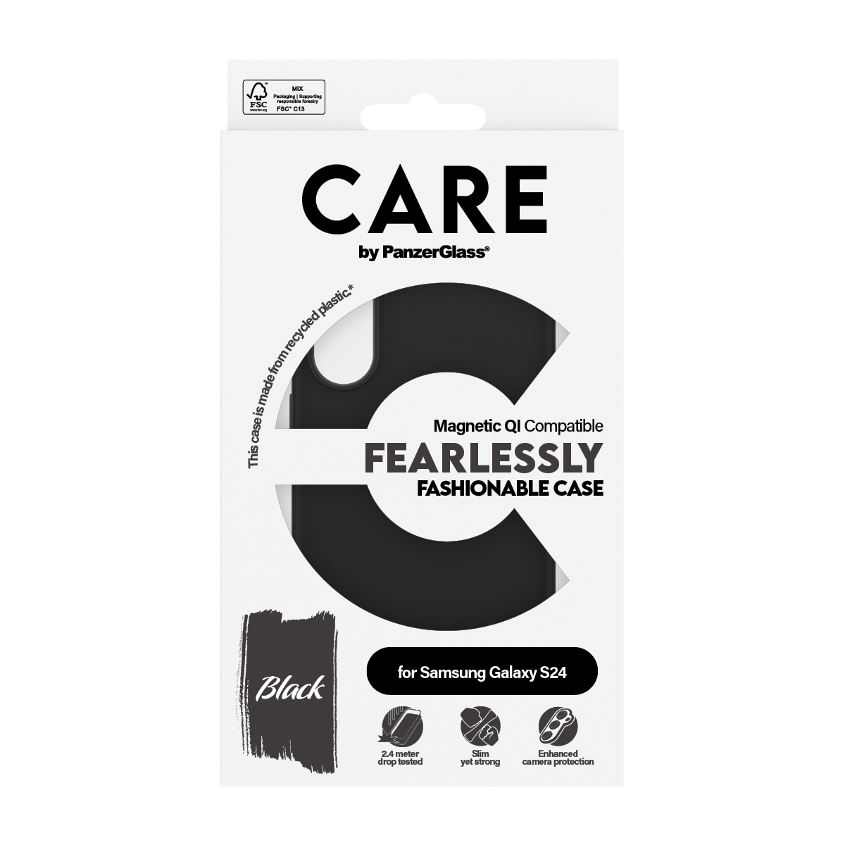 CARE Fashionable Case Black Samsung S24 CARE Fashionable Case Black Samsung S24 – Bild 3