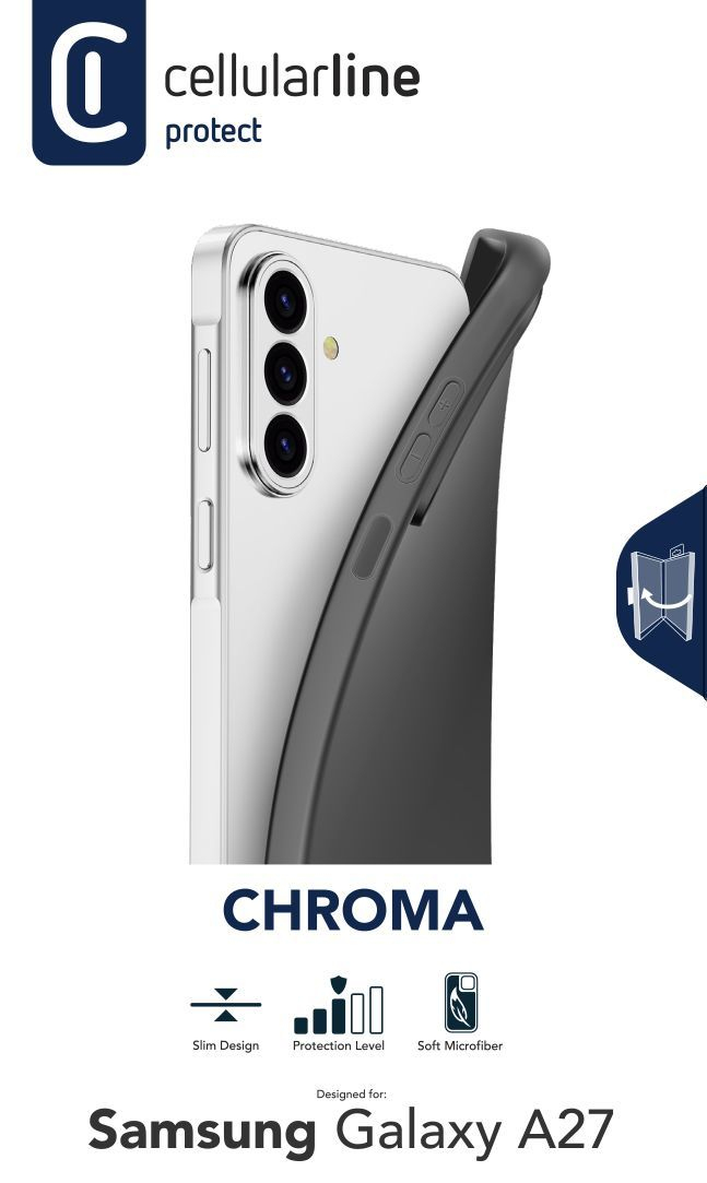 Cellularline Chroma Case für Samsung A27 5G Black Cellularline Chroma Case für Samsung A27 5G Black – Bild 2