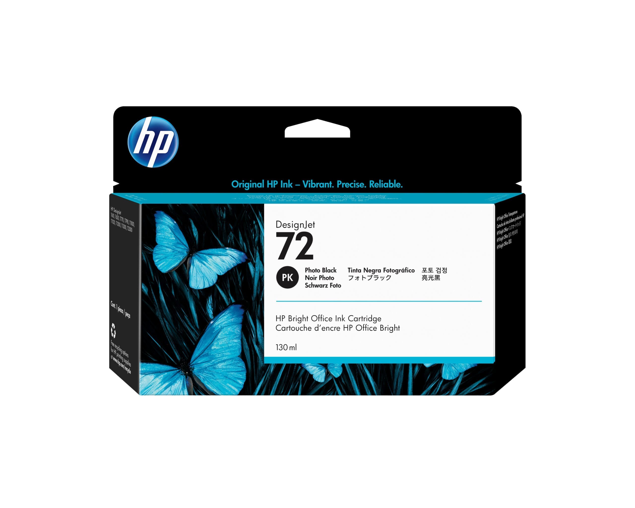 HP 72 Fotoschwarz Druckerpatrone, 130 ml HP 72 Fotoschwarz Druckerpatrone, 130 ml