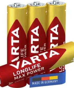 VARTA Longlife Max Power, Batterie, AAA, Micro, 1,5V, 4Stk