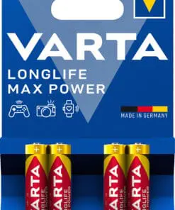 Alternative view of VARTA Longlife Max Power, Batterie, AAA, Micro, 1,5V, 4Stk