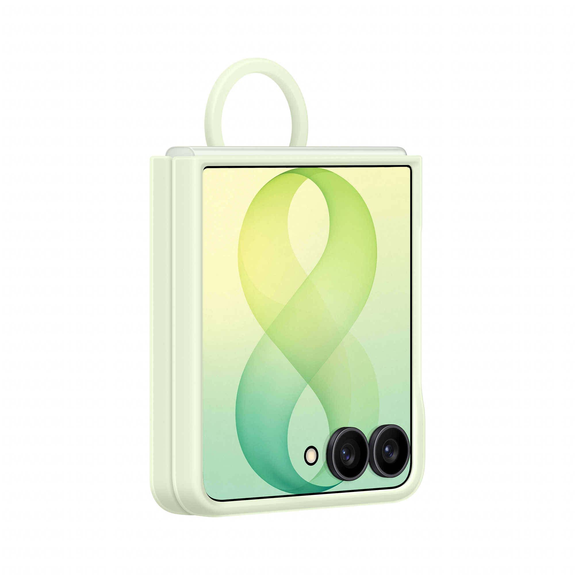 Samsung Silicone Ring Magnet Case für Galaxy Flip8 green Samsung Silicone Ring Magnet Case für Galaxy Flip8 green – Bild 3
