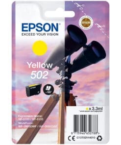 Epson Tintenpatrone 502 Gelb (3,3ml)