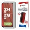 DISPLEX Sichtschutz / Privacy Panzerglas vollflächig Samsung Galaxy S25 FE/S24 FE