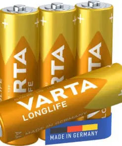 VARTA Longlife, Alkaline Batterie, AA, Mignon, LR6, 1,5V, 4er