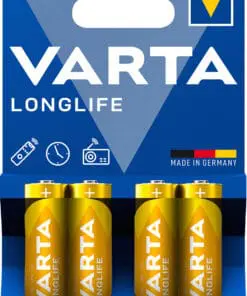 Alternative view of VARTA Longlife, Alkaline Batterie, AA, Mignon, LR6, 1,5V, 4er
