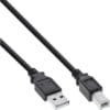 InLine® Netz Adapter Kabel, Kaltgeräte C14 auf Schutzkontakt Buchse, für USV, 1m