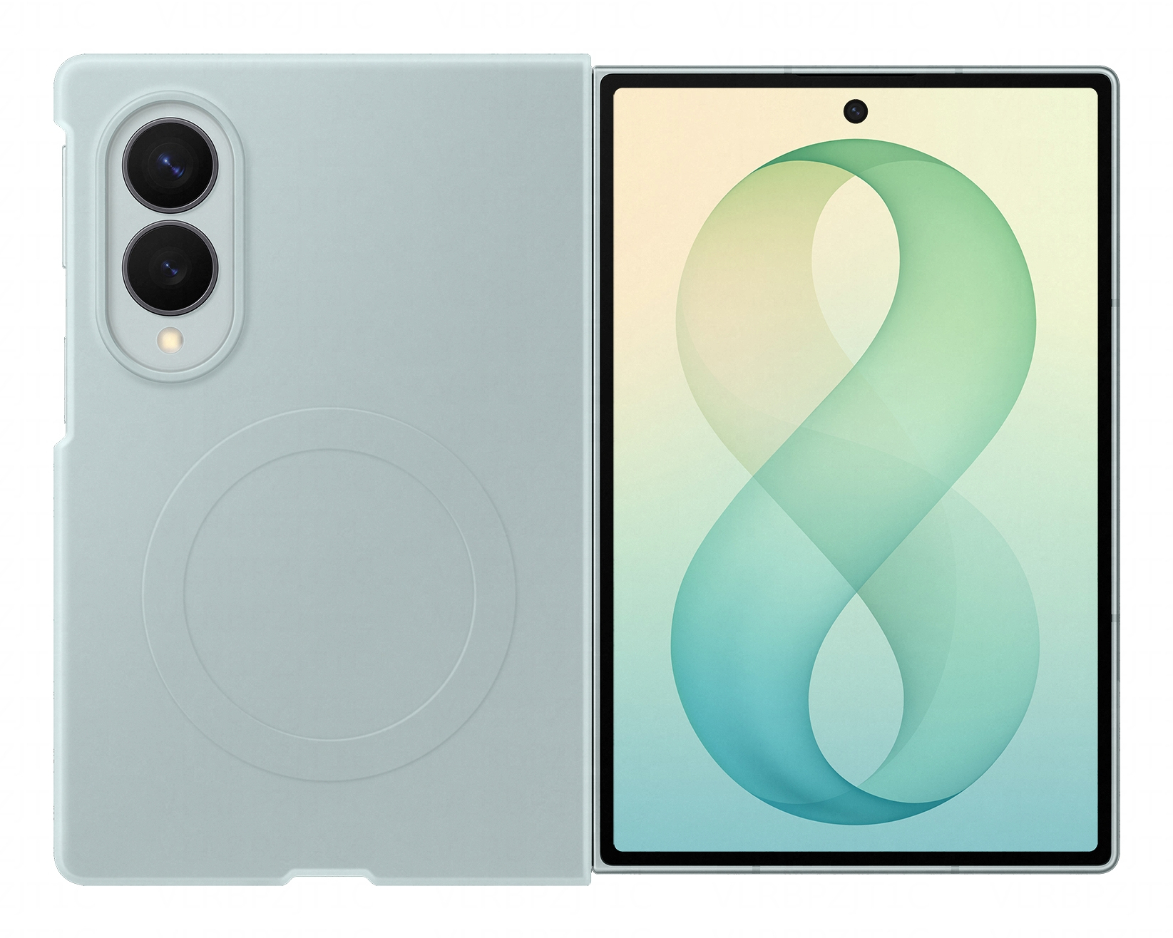 Samsung Silicone Magnet Case für Galaxy Fold8, green Samsung Silicone Magnet Case für Galaxy Fold8, green