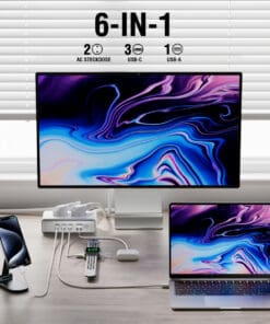 4smarts Desk Charger GaN 65W mit AC-Steckdosen 4smarts Desk Charger GaN 65W mit AC-Steckdosen – Bild 7