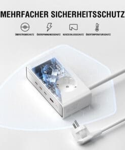 4smarts Desk Charger GaN 65W mit AC-Steckdosen 4smarts Desk Charger GaN 65W mit AC-Steckdosen – Bild 4