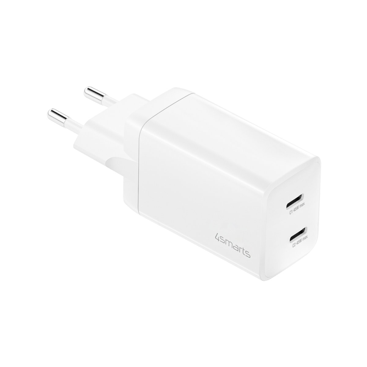4smarts Ladegerät PDPlug Dual 45W GaN 2xC, weiß 4smarts Ladegerät PDPlug Dual 45W GaN 2xC, weiß – Bild 9