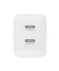 4smarts Ladegerät PDPlug Dual 45W GaN 2xC, weiß 4smarts Ladegerät PDPlug Dual 45W GaN 2xC, weiß – Bild 8