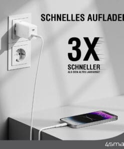 4smarts Ladegerät PDPlug Dual 45W GaN 2xC, weiß 4smarts Ladegerät PDPlug Dual 45W GaN 2xC, weiß – Bild 7