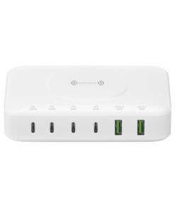 4smarts 7in1 GaN Ladestation 100W Wireless Charger, weiß 4smarts 7in1 GaN Ladestation 100W Wireless Charger, weiß – Bild 3