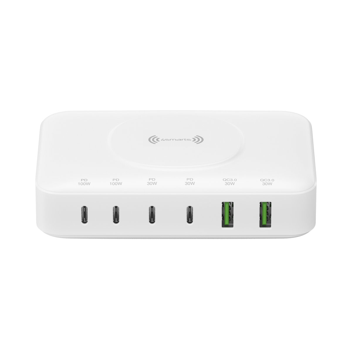 4smarts 7in1 GaN Ladestation 100W Wireless Charger, weiß 4smarts 7in1 GaN Ladestation 100W Wireless Charger, weiß – Bild 3
