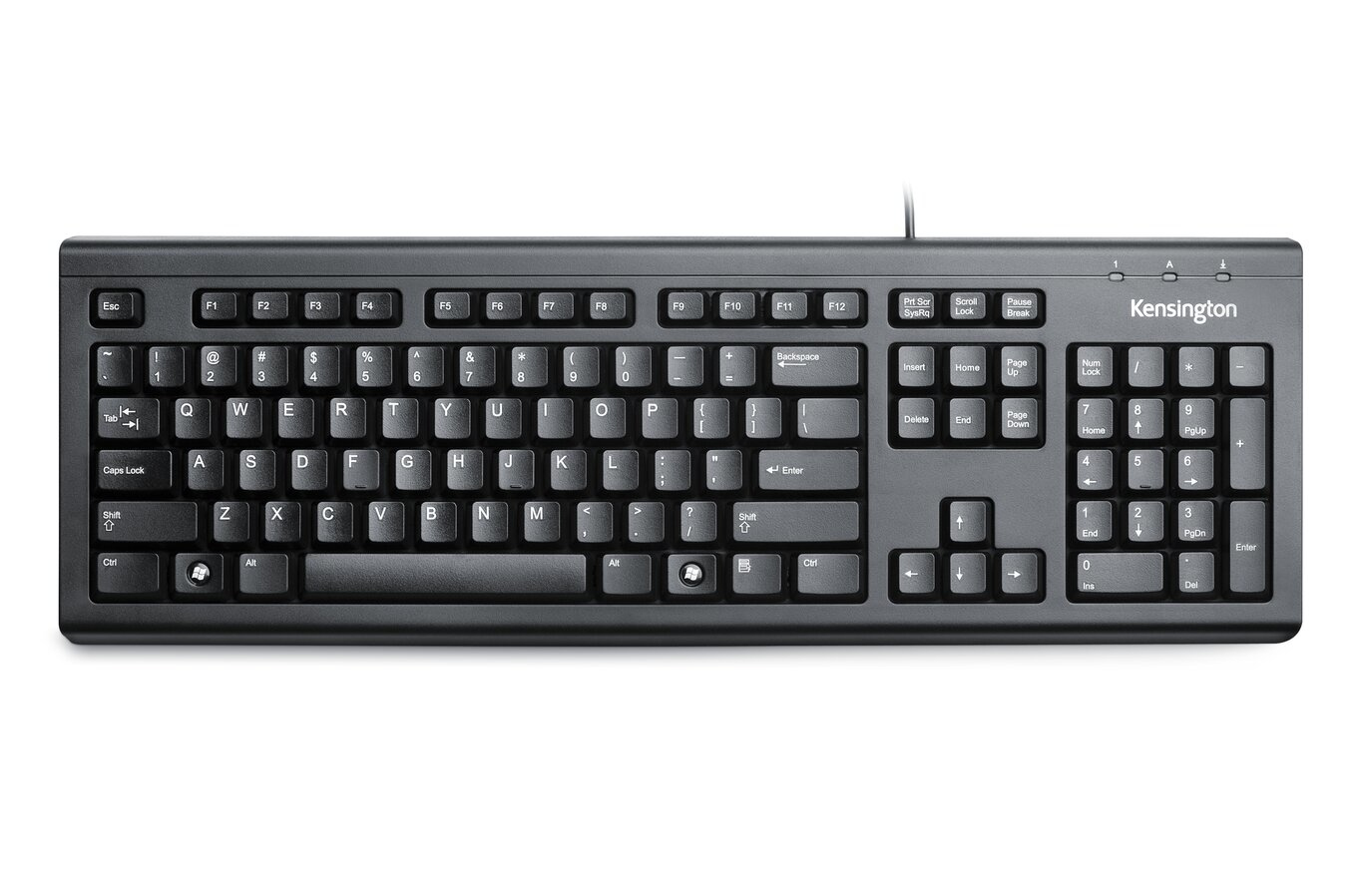 Kensington ValuKeyboard Tastatur Büro USB QWERTY Spanisch Schwarz Kensington ValuKeyboard Tastatur Büro USB QWERTY Spanisch Schwarz – Bild 2