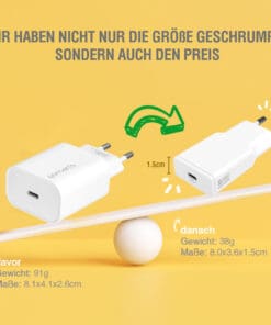 Alternative view of 4smarts Netzladegerät PDPlug Slim 30W GaN 1C, weiß