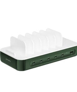 Alternative view of 4smarts Ladestation Team 100W 5C/1A inkl. 6 Kabel, grün