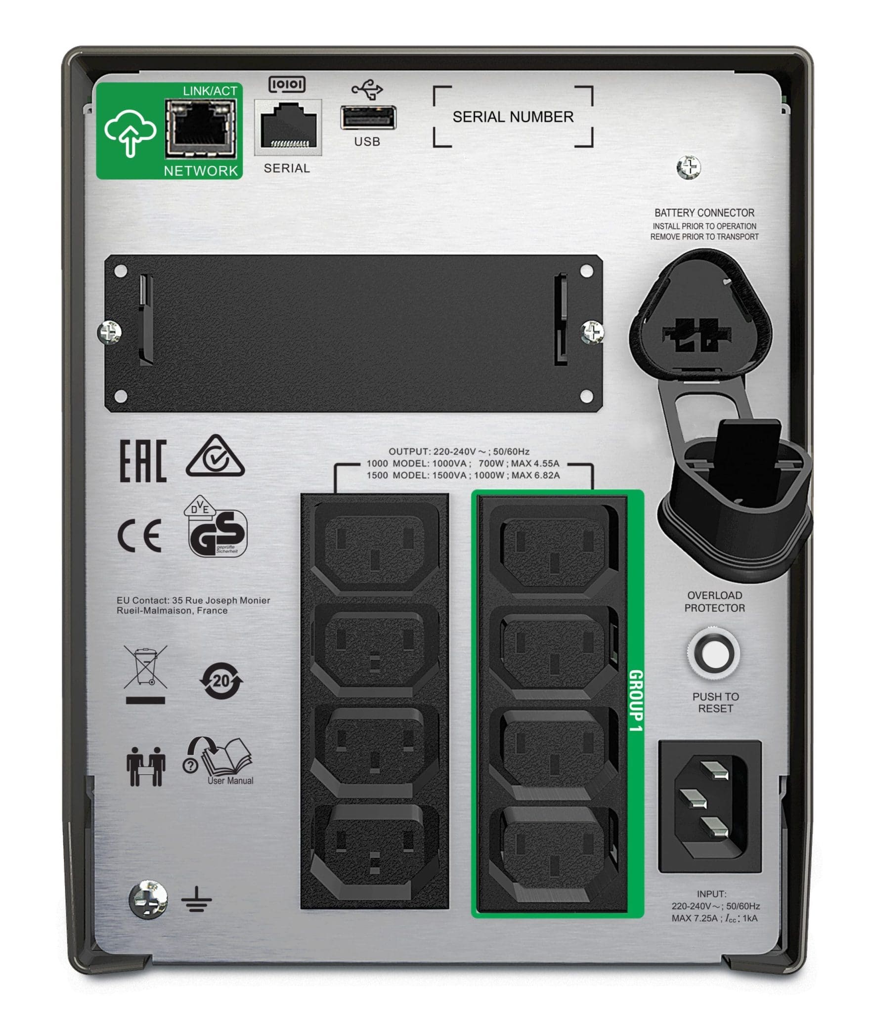 APC - SMART-UPS 1500VA LCD 230V SmartConnect APC - SMART-UPS 1500VA LCD 230V SmartConnect – Bild 2