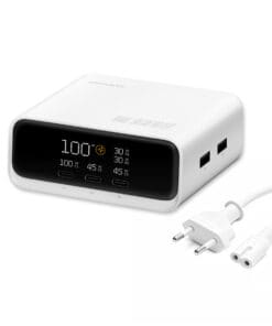 Alternative view of 4smarts Desk Charger GaN Screen 100W 3C+2A, weiß