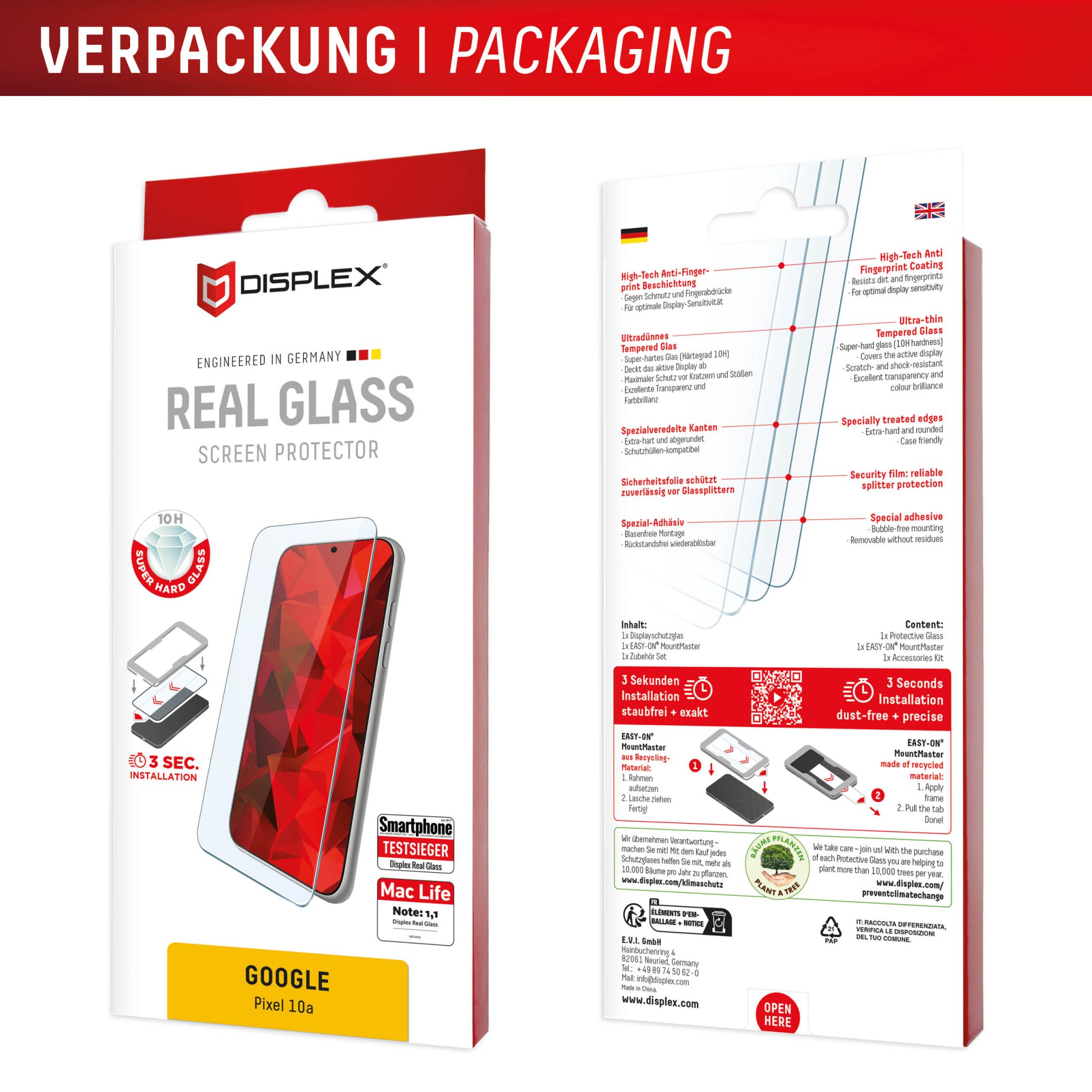 DISPLEX Panzerglas 10H Google Pixel 10a DISPLEX Panzerglas 10H Google Pixel 10a – Bild 9