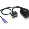 ATEN KA7166 KVM-Adapter, CPU-Modul, DVI, USB, Virtual Media ATEN KE6900ST KVM-Over-IP-Transmitter, DVI-D, USB