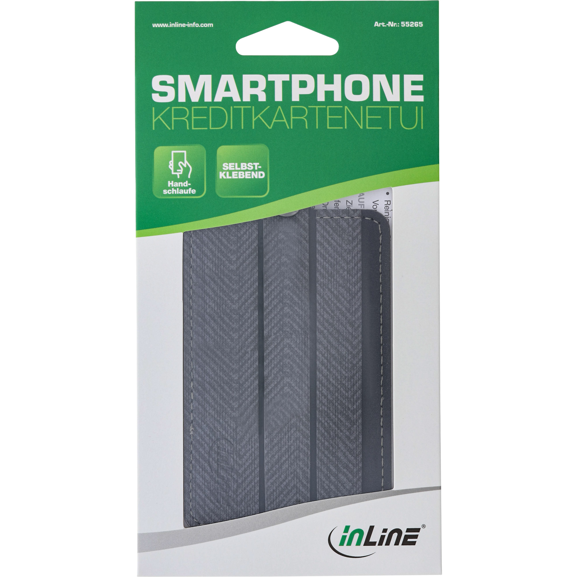 InLine® Smartphone Kreditkartenetui, mit Handschlaufe, schwarz, schwarz InLine® Smartphone Kreditkartenetui, mit Handschlaufe, schwarz, schwarz – Bild 3