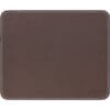 InLine® Maus-Pad Premium Kunstleder braun, 255x220x3mm