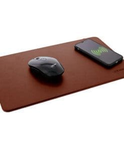 InLine® Maus-Pad, Wireless Charging (Qi), Kunstleder, 370x225x7mm, braun InLine® Maus-Pad, Wireless Charging (Qi), Kunstleder, 370x225x7mm, braun – Bild 3