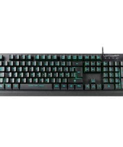 LC-Power LC-KEY-4B-LED Beleuchtete LED-Tastatur DE, USB, schwarz