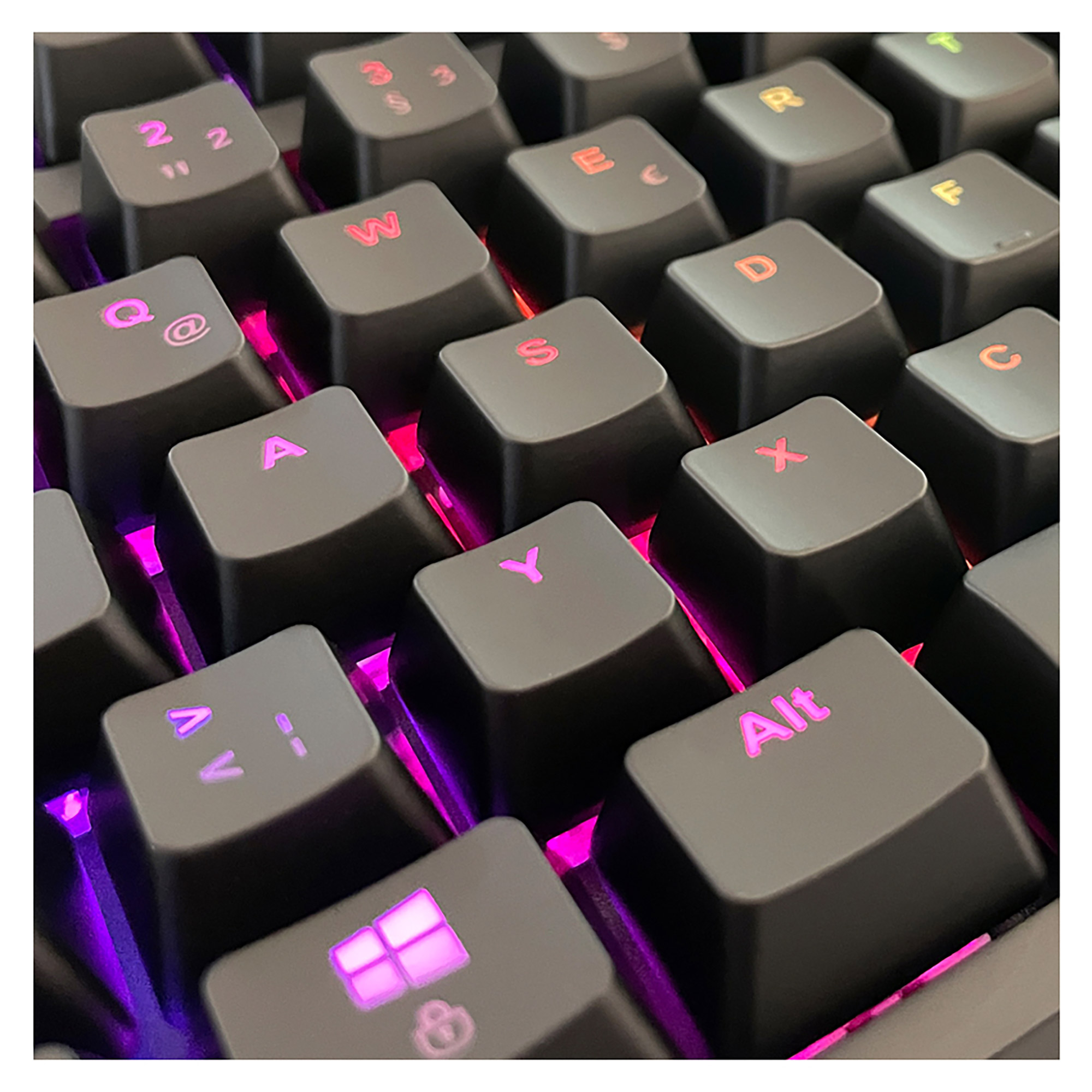 LC-Power LC-KEY-MECH-2-RGB-C-W Mechanische Gaming Tastatur DE, Funk + BT + USB, schwarz LC-Power LC-KEY-MECH-2-RGB-C-W Mechanische Gaming Tastatur DE, Funk + BT + USB, schwarz – Bild 2