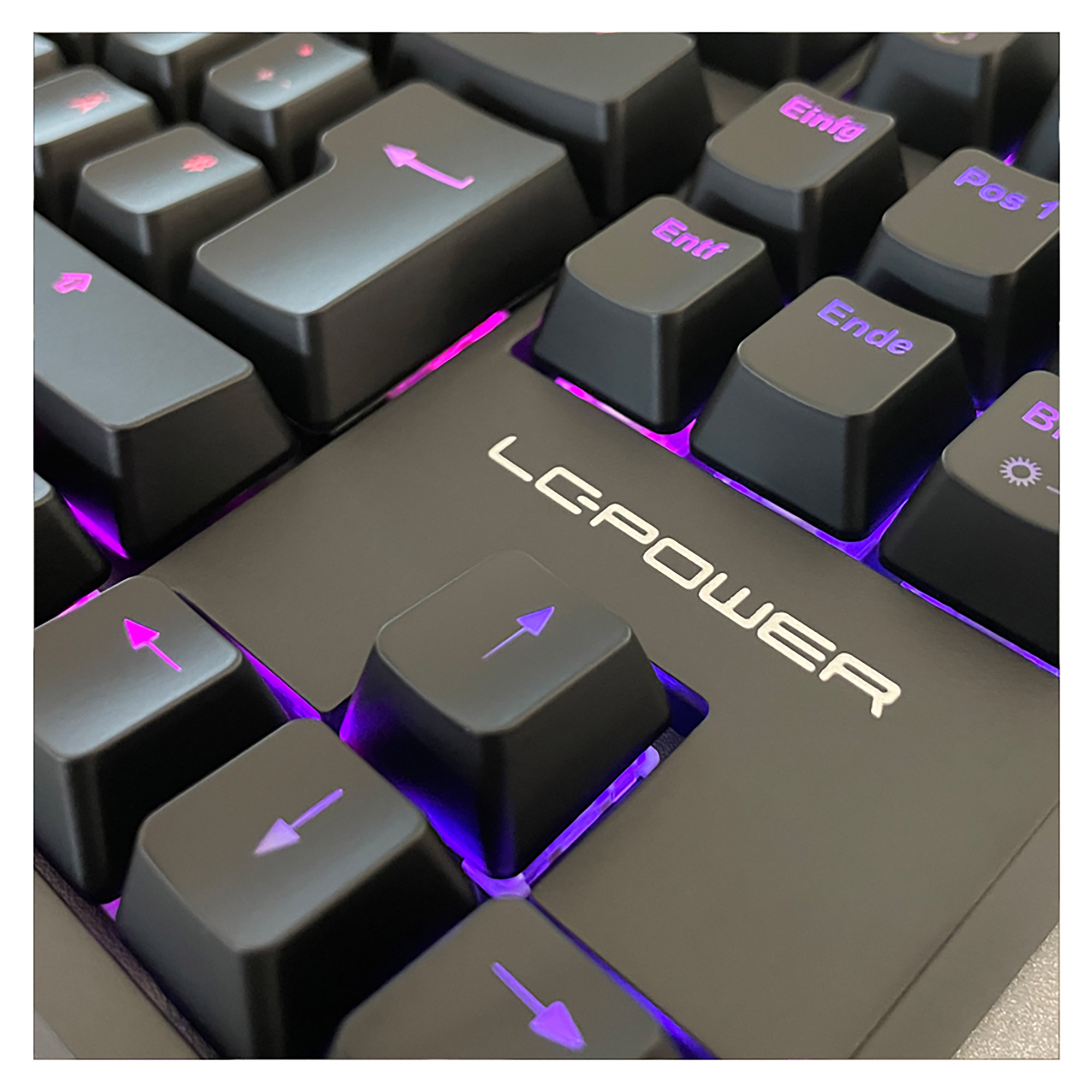 LC-Power LC-KEY-MECH-2-RGB-C-W Mechanische Gaming Tastatur DE, Funk + BT + USB, schwarz LC-Power LC-KEY-MECH-2-RGB-C-W Mechanische Gaming Tastatur DE, Funk + BT + USB, schwarz – Bild 3