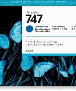 Alternative view of HP 747 Chromatisches Blau DesignJet Tintenpatrone, 300 ml