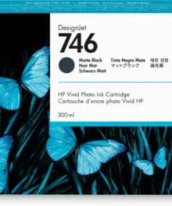 HP 746 Mattschwarz DesignJet Tintenpatrone, 300 ml