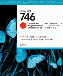 HP 746 Chromatisches Rot DesignJet Tintenpatrone, 300 ml