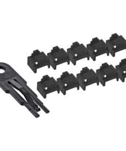 InLine® RJ45 Portblocker, Starterset mit 10 Blocker und Schlüssel, schwarz