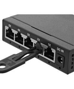Alternative view of InLine® RJ45 Portblocker, Starterset mit 10 Blocker und Schlüssel, schwarz