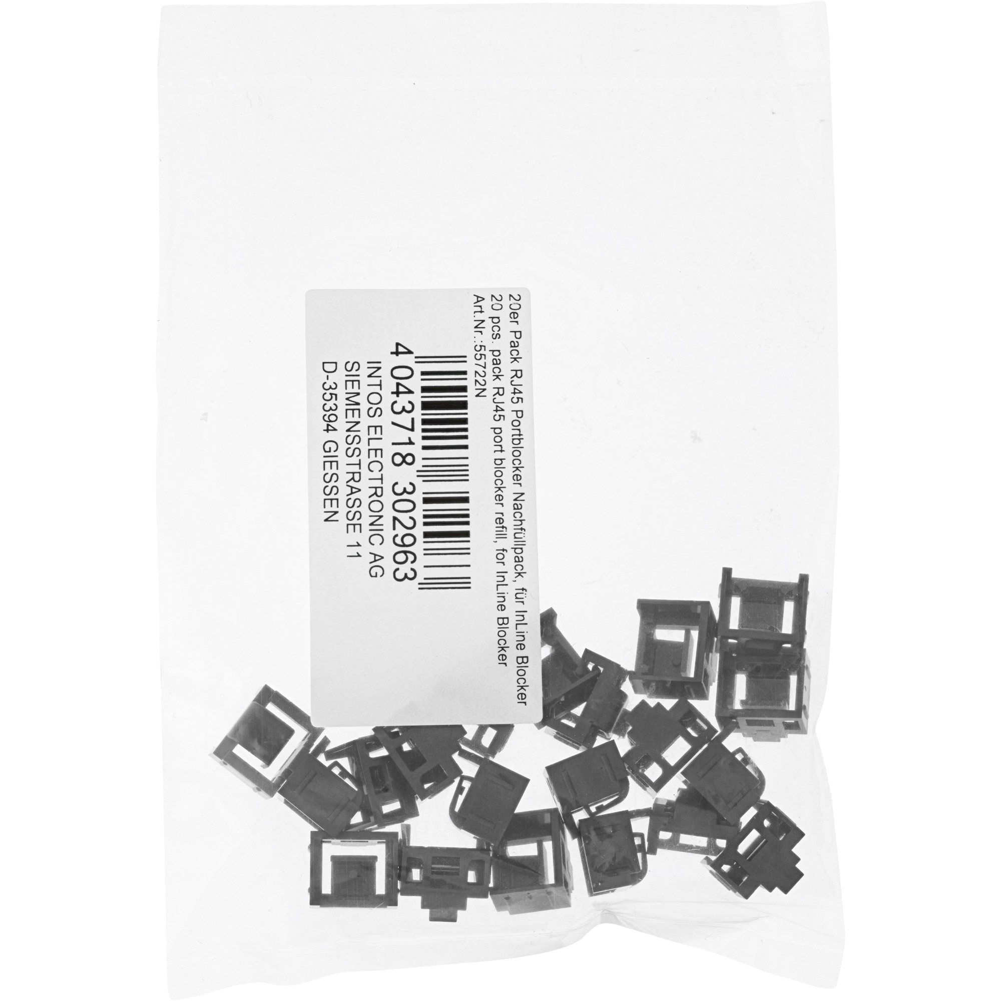 InLine® RJ45 Portblocker, 20 Blocker Nachfüllpack, schwarz InLine® RJ45 Portblocker, 20 Blocker Nachfüllpack, schwarz – Bild 3