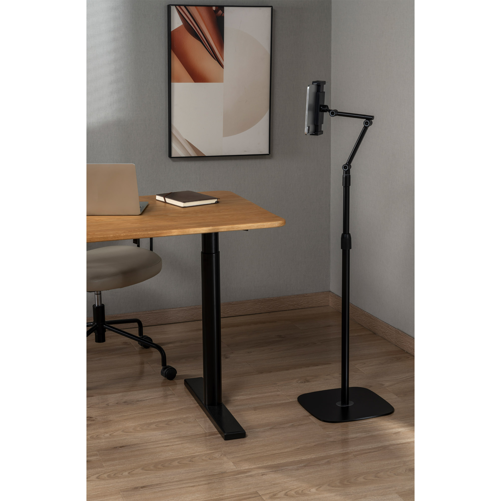 InLine® Tablet Bodenständer Halterung mit Bodenplatte, bis 12,9", schwarz InLine® Tablet Bodenständer Halterung mit Bodenplatte, bis 12,9", schwarz – Bild 9