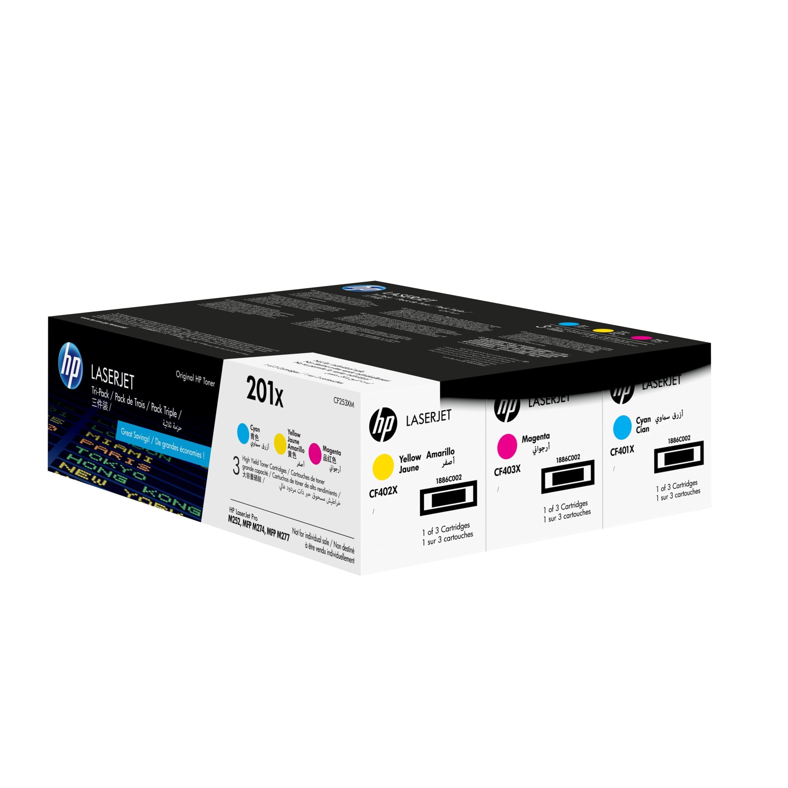 HP 201X 3er-Pack Cyan/Magenta/Gelb Orig. LaserJet Tonerkar. HP 201X 3er-Pack Cyan/Magenta/Gelb Orig. LaserJet Tonerkar. – Bild 5