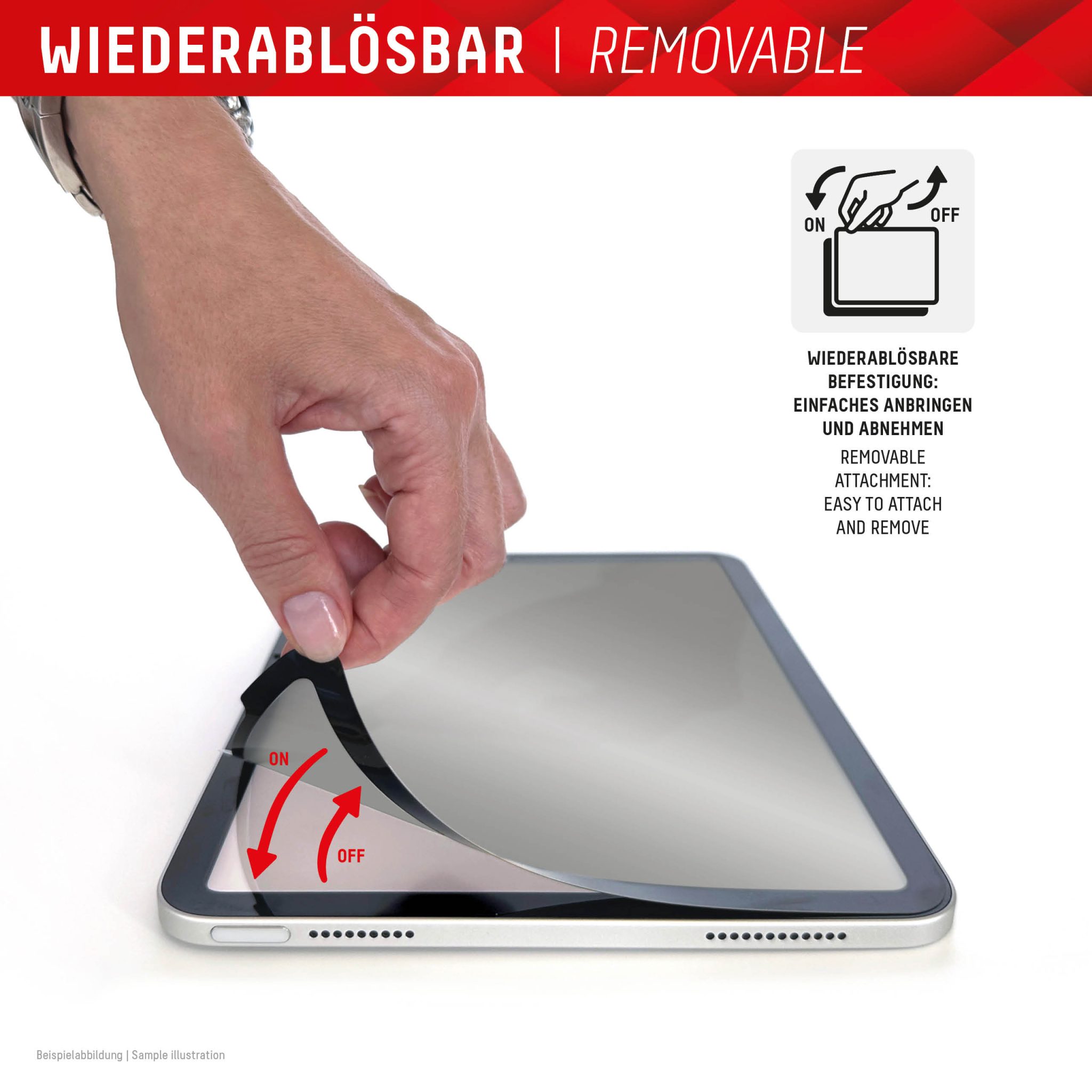 DISPLEX Sichtschutz / Privacy für iPad Pro 11" (2024/2025) DISPLEX Sichtschutz / Privacy für iPad Pro 11" (2024/2025) – Bild 4