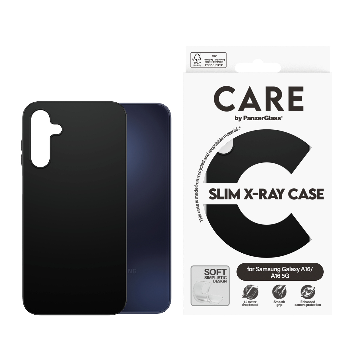 CARE Fashionable Case Black Samsung A16/A16 5G CARE Fashionable Case Black Samsung A16/A16 5G – Bild 2