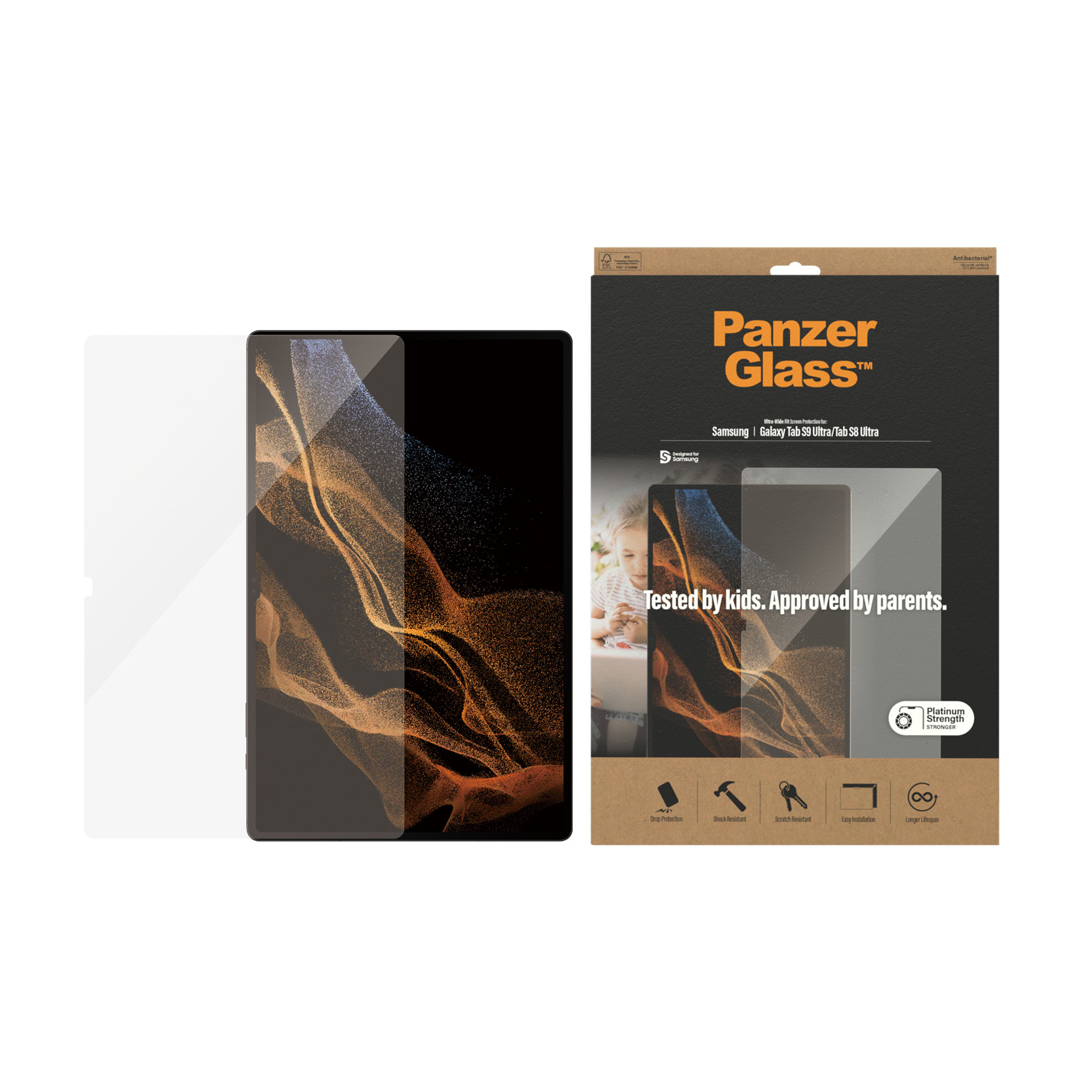 PanzerGlass Samsung Galaxy Tab S8 Ultra-Screen Protector Glass PanzerGlass Samsung Galaxy Tab S8 Ultra-Screen Protector Glass – Bild 2