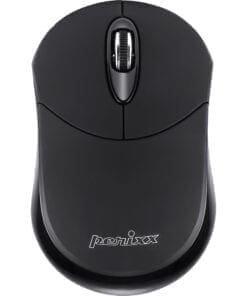 Perixx PERIMICE-802, Bluetooth-Maus für PC und Tablet, schnurlos, schwarz, schwarz