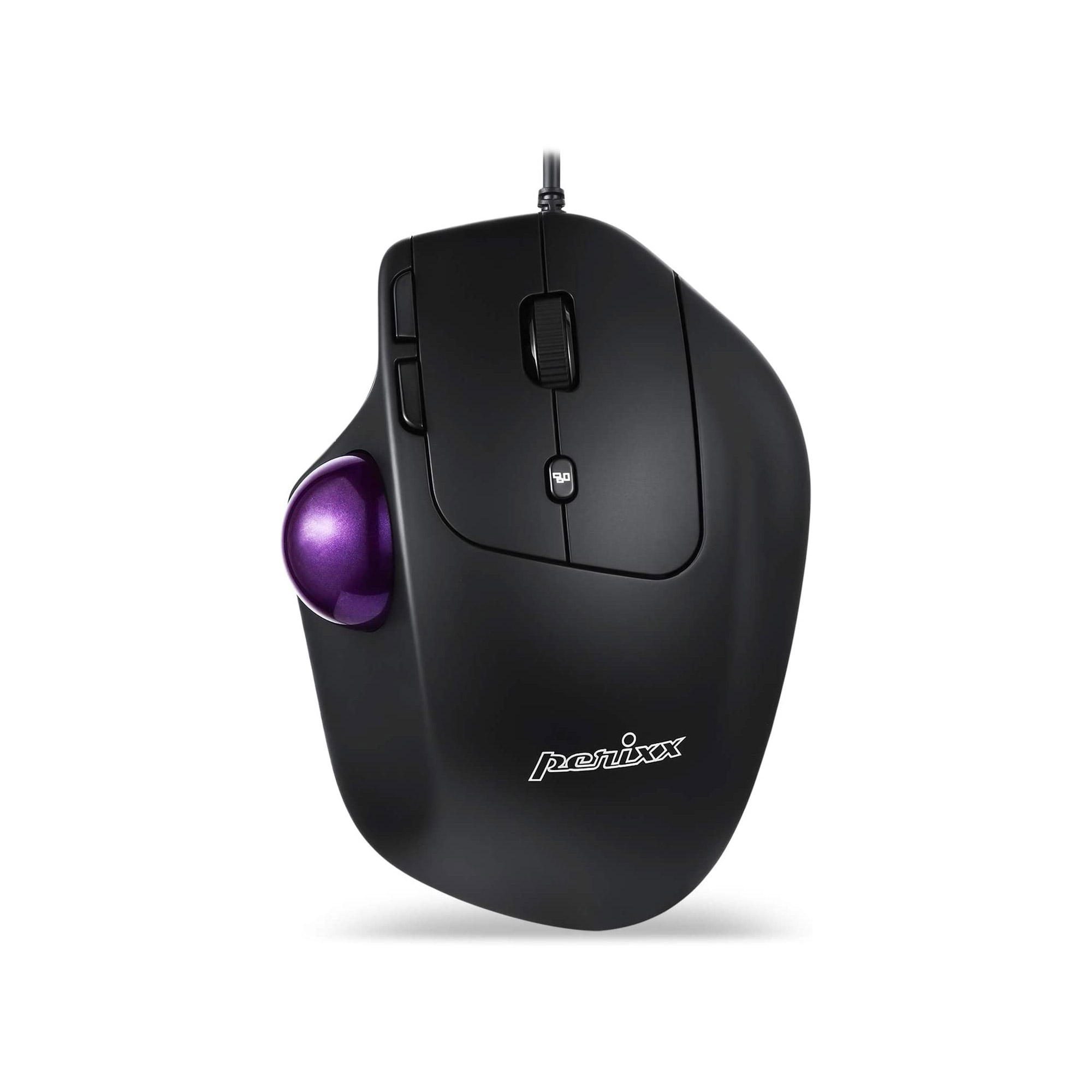 Perixx PERIMICE-520, kabelgebundene ergonomische Trackball Maus, anpassbarer Winkel, 2 DPI Level, schwarz Perixx PERIMICE-520, kabelgebundene ergonomische Trackball Maus, anpassbarer Winkel, 2 DPI Level, schwarz