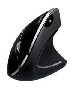 Perixx PERIMICE-813, ergonomische Multi-Device Maus, schnurlos, schwarz