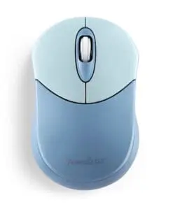 Perixx PERIMICE-802BL, Bluetooth-Maus für PC und Tablet, schnurlos, blau